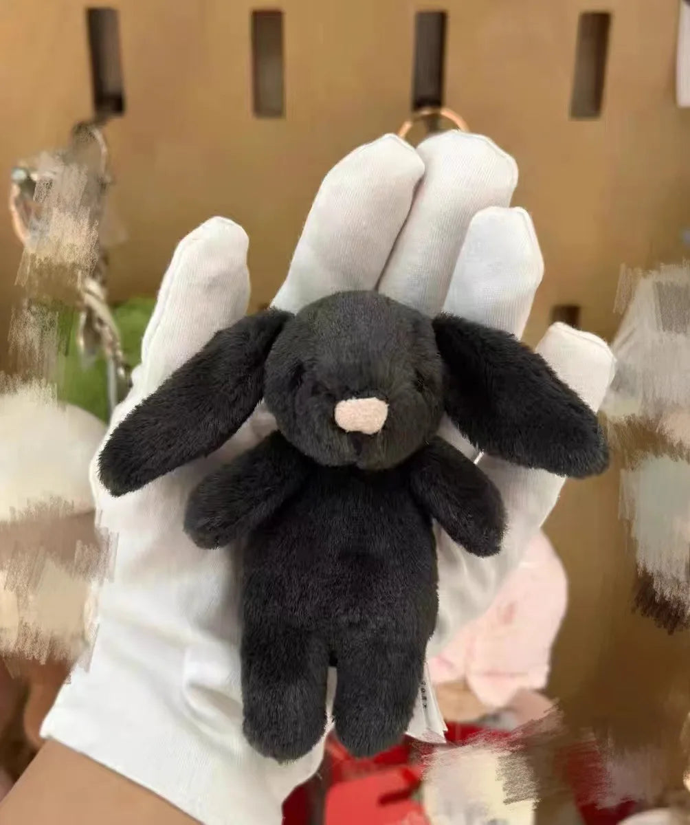 Porte-Clés en Peluche Lapin Mignon avec Attache Sécurisée – Accessoire Polyvalent pour Sacs et Clés