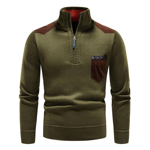 Pull Demi-Zip Léger en Laine Mérinos pour Homme – Confort et Style Modernes