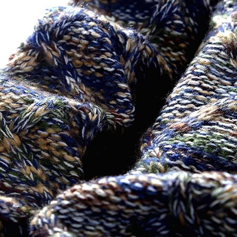 Pull Texturé pour Hommes en Coton – Tricot à Col Rond, Idéal pour l'Automne et l'Hiver