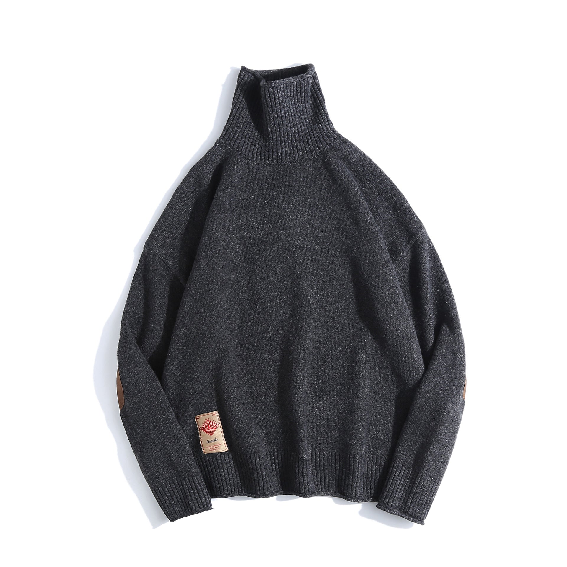 Pull à col roulé épais pour hommes – Confort et style décontracté pour l'hiver