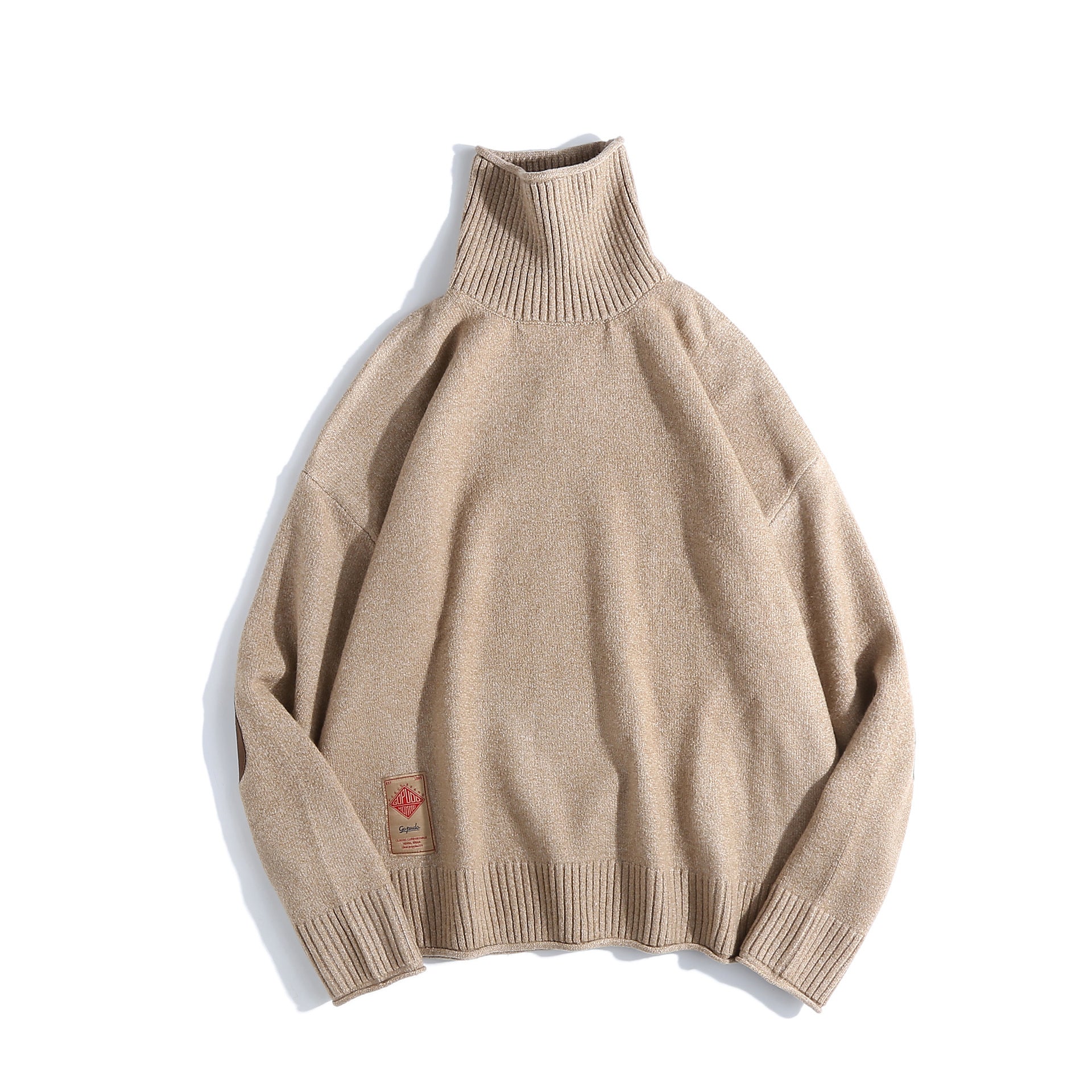 Pull à col roulé épais pour hommes – Confort et style décontracté pour l'hiver