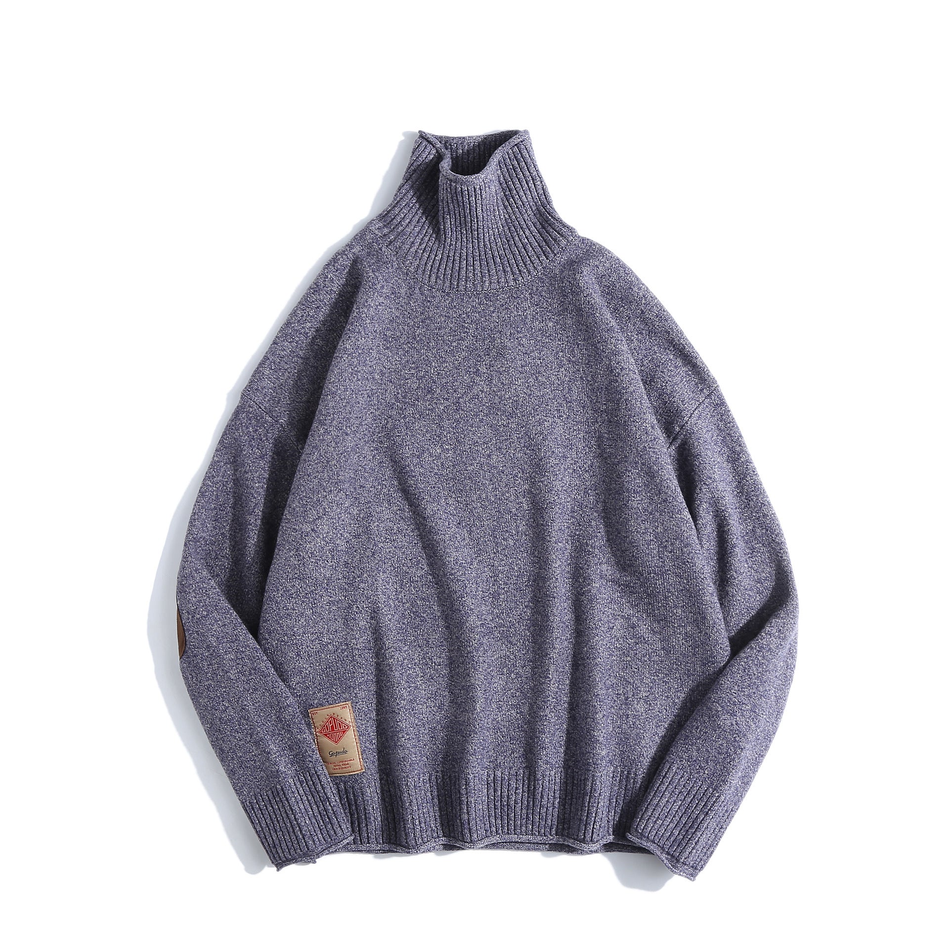 Pull à col roulé épais pour hommes – Confort et style décontracté pour l'hiver