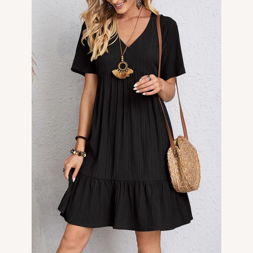 Robe Longue Femme Chic Mabel avec Manches Longues et Coupe Épurée – Élégance Intemporelle pour Toutes Occasions