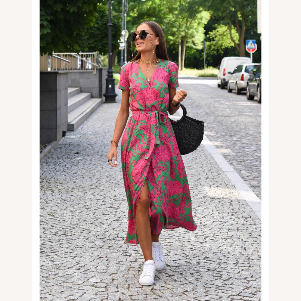 Robe Longue Femme Élégante en Tissu Doux et Respirant – Confort Optimal pour Toutes Occasions
