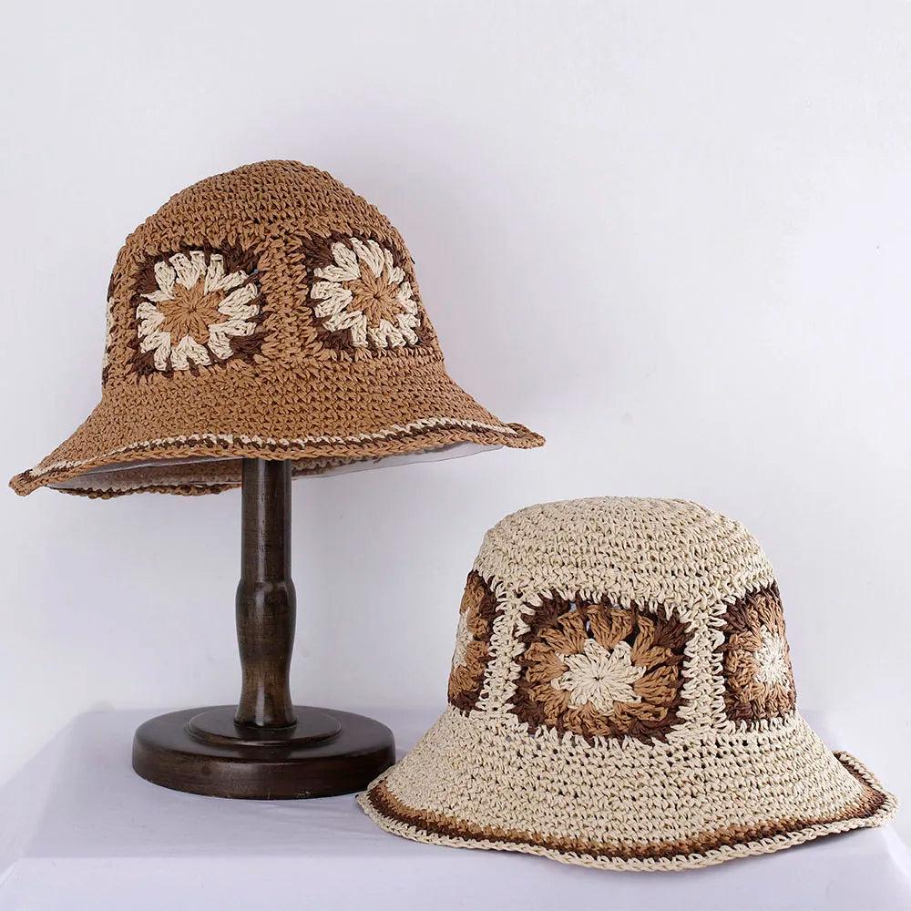 Chapeau de Paille Femme Écologique Léger – Accessoire Estival Élégant avec Protection Solaire