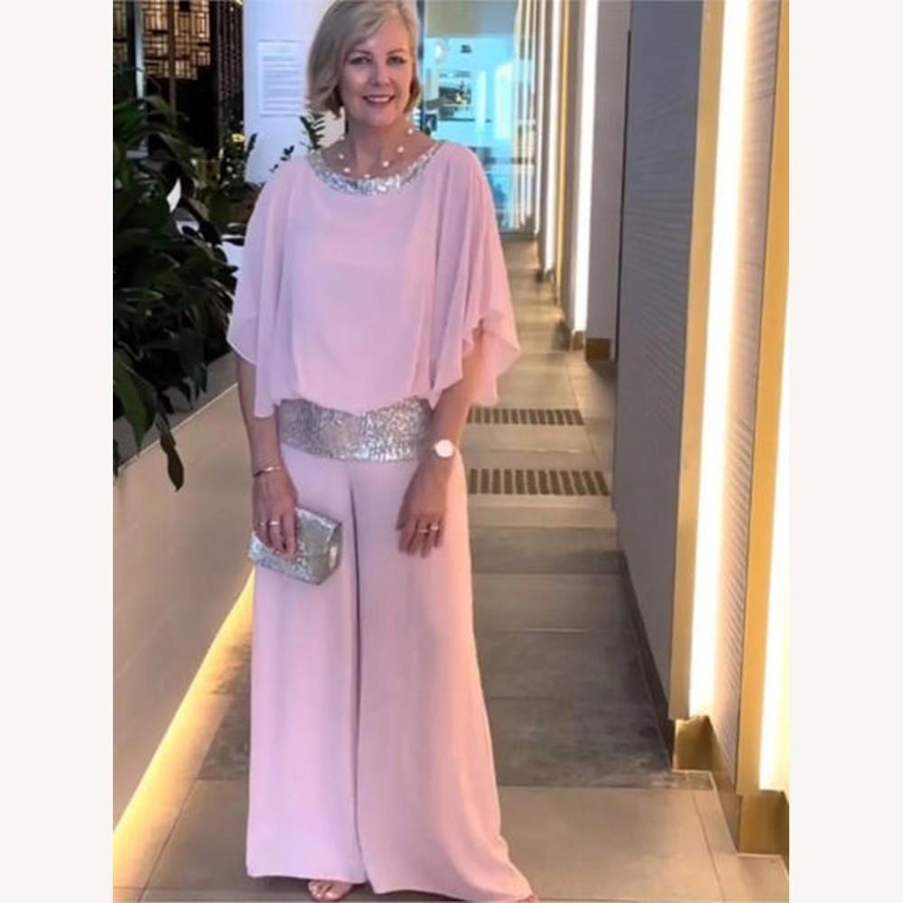 Combinaison Femme Chic à Sequins avec Pantalon Large pour Mariage et Soirées Élégantes