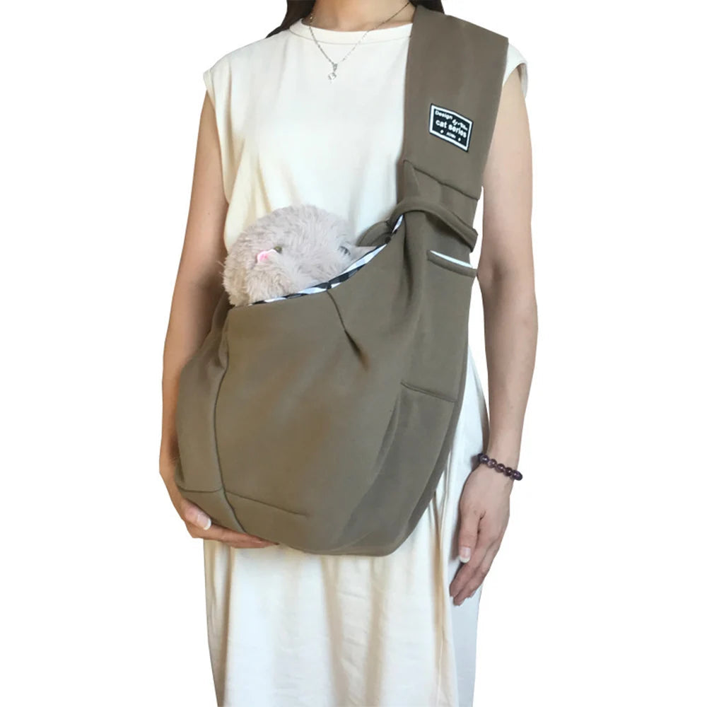 Sac à épaule confortable pour petits animaux – Tissu respirant et pratique