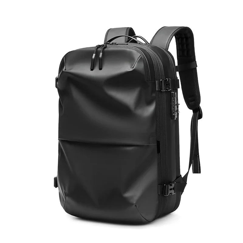 17-inch laptop travel backpack with vacuum compression and large capacity