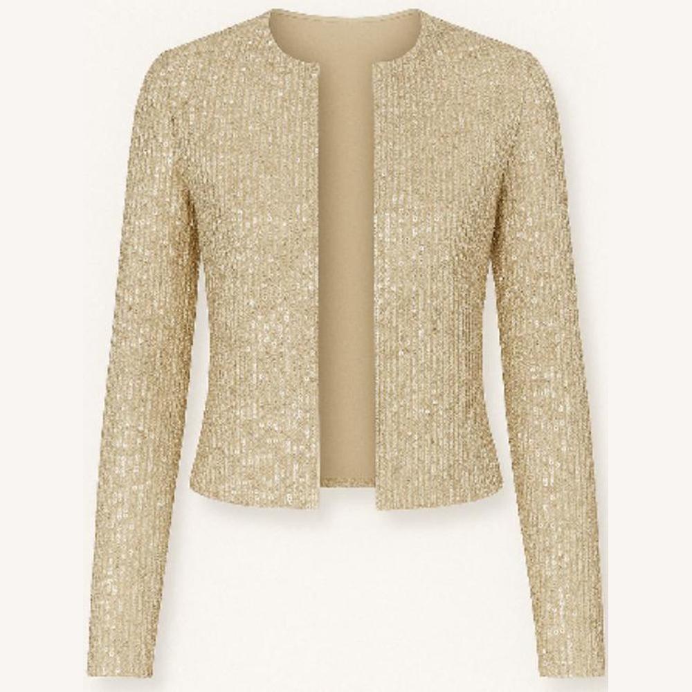 Blazer Femme à Paillettes