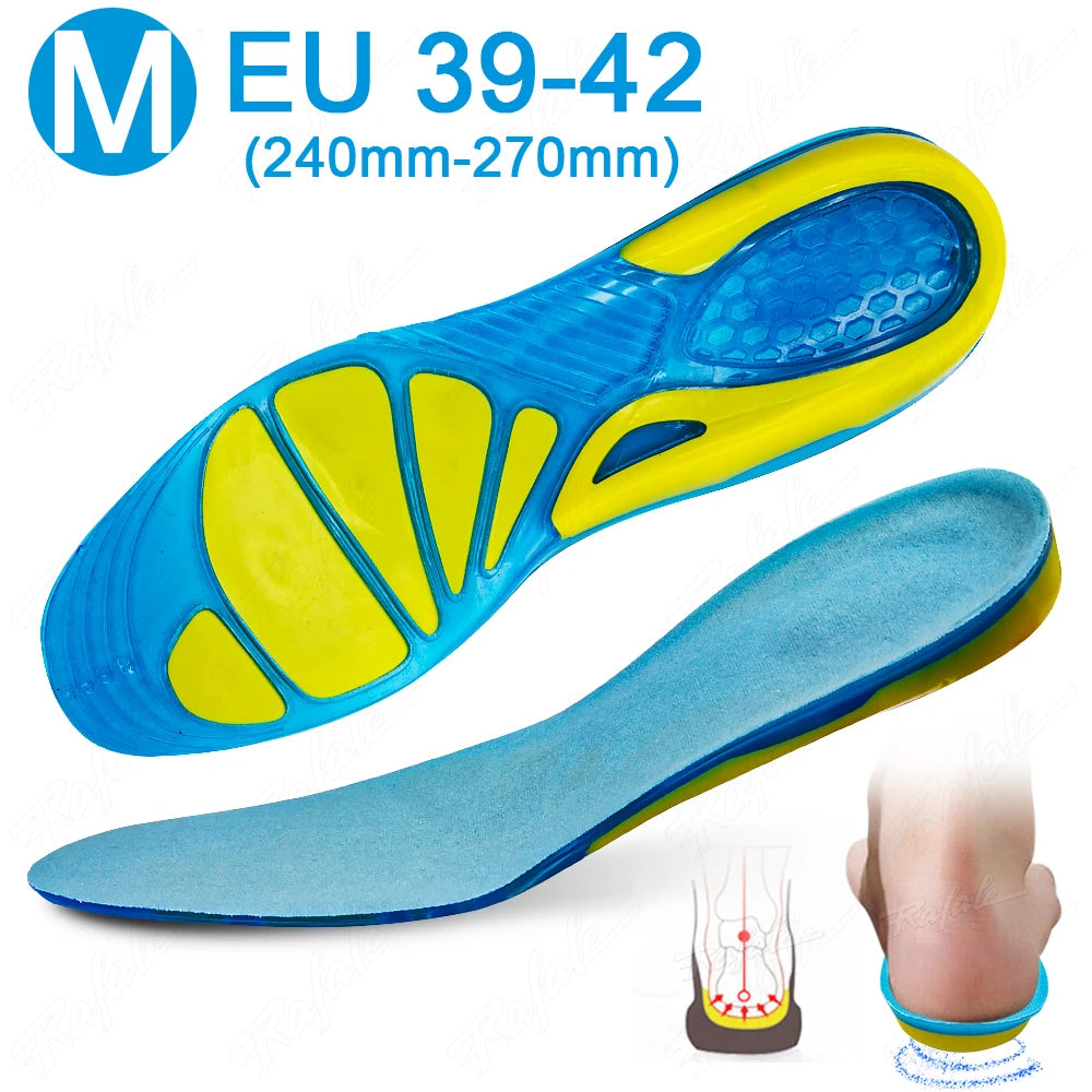 Orthopedic Gel Non-Slip Insoles – Comfort, Massage, and Shock Absorption for Shoes