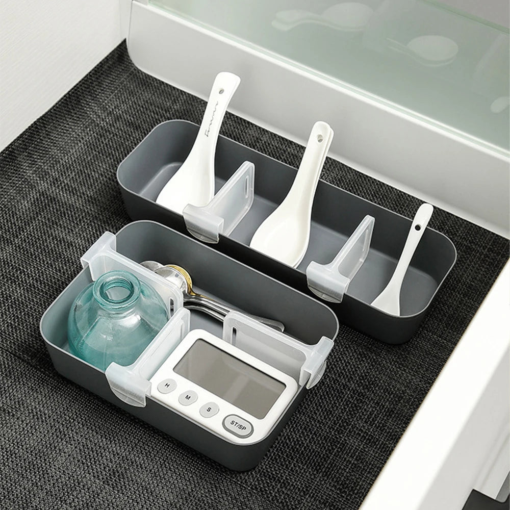 Séparateurs de Réfrigérateur Rétractables en Plastique – Organisateurs de Cuisine Pratiques, 4 Pièces