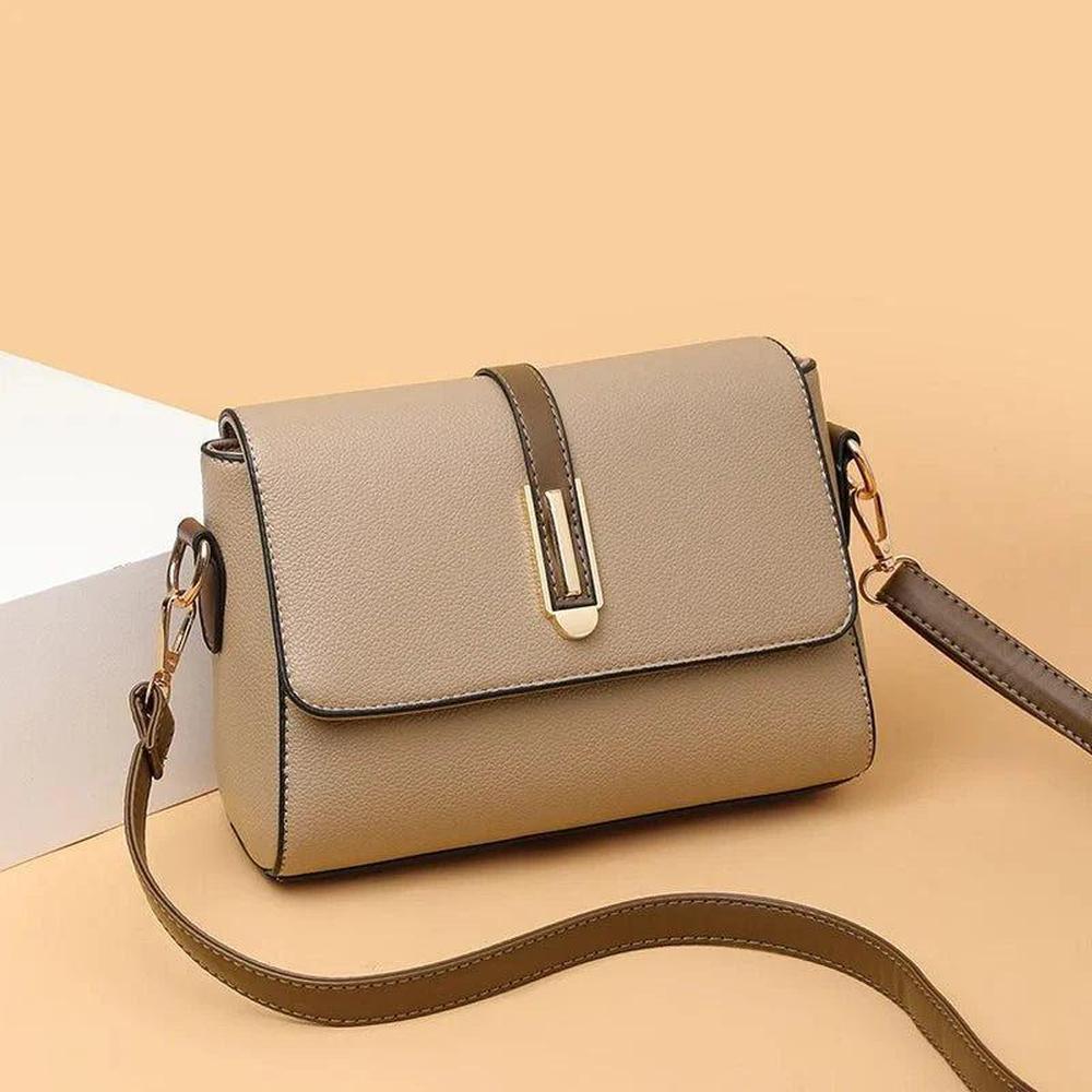 Sac Bandoulière Femme Natacha en Cuir Synthétique – Élégant et Pratique, Bandoulière Ajustable, Compact et Spacieux