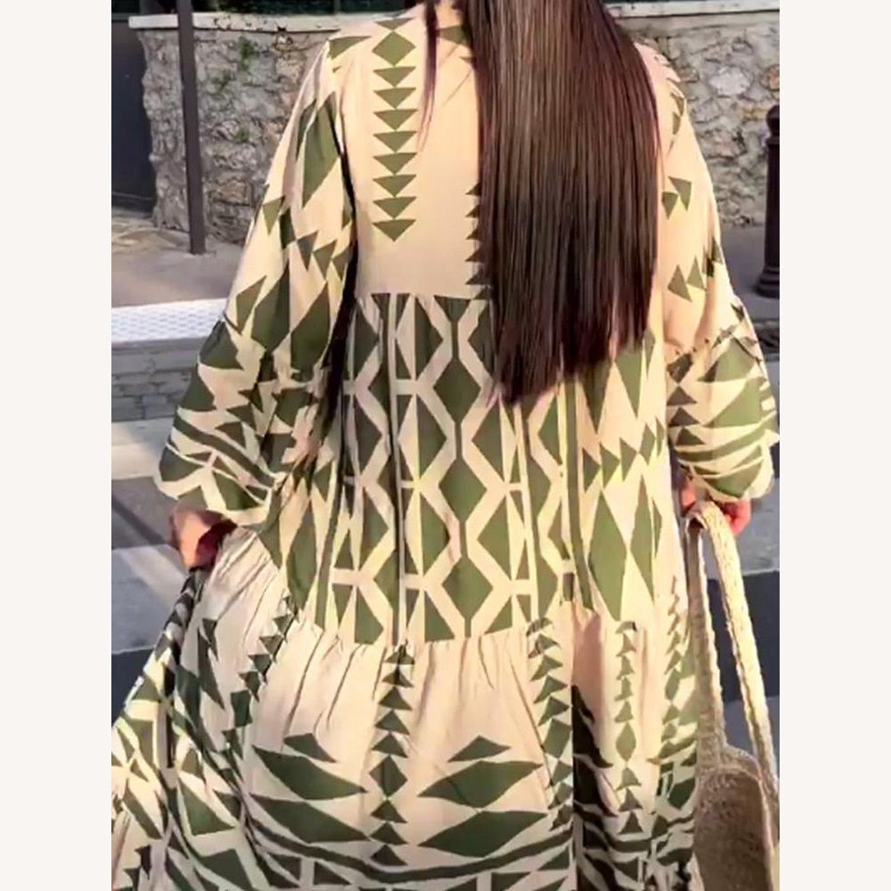 Women's Airy Long Dress in Lightweight Material – Elegant Comfort for Summer and Evening