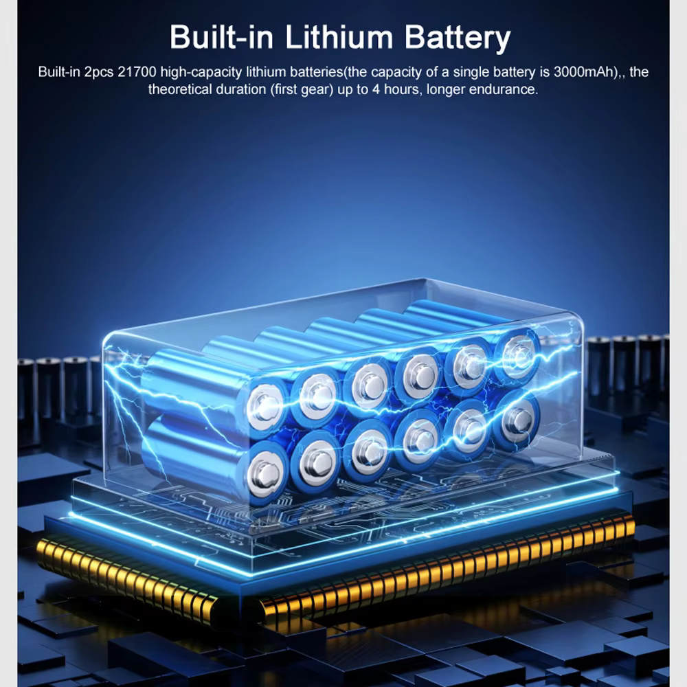 Souffleur d'Air Haute Vitesse 130 000 Tr/min – Nettoyage Compact et Portable pour Électronique et Industrie