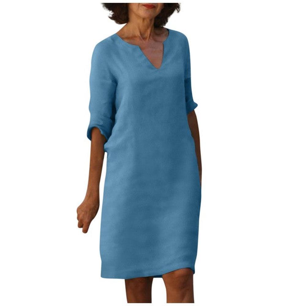 Variant image for Robe d'Été Longue Femme en Coton et Polyester – Chic et Confortable pour Toutes les Occasions-79