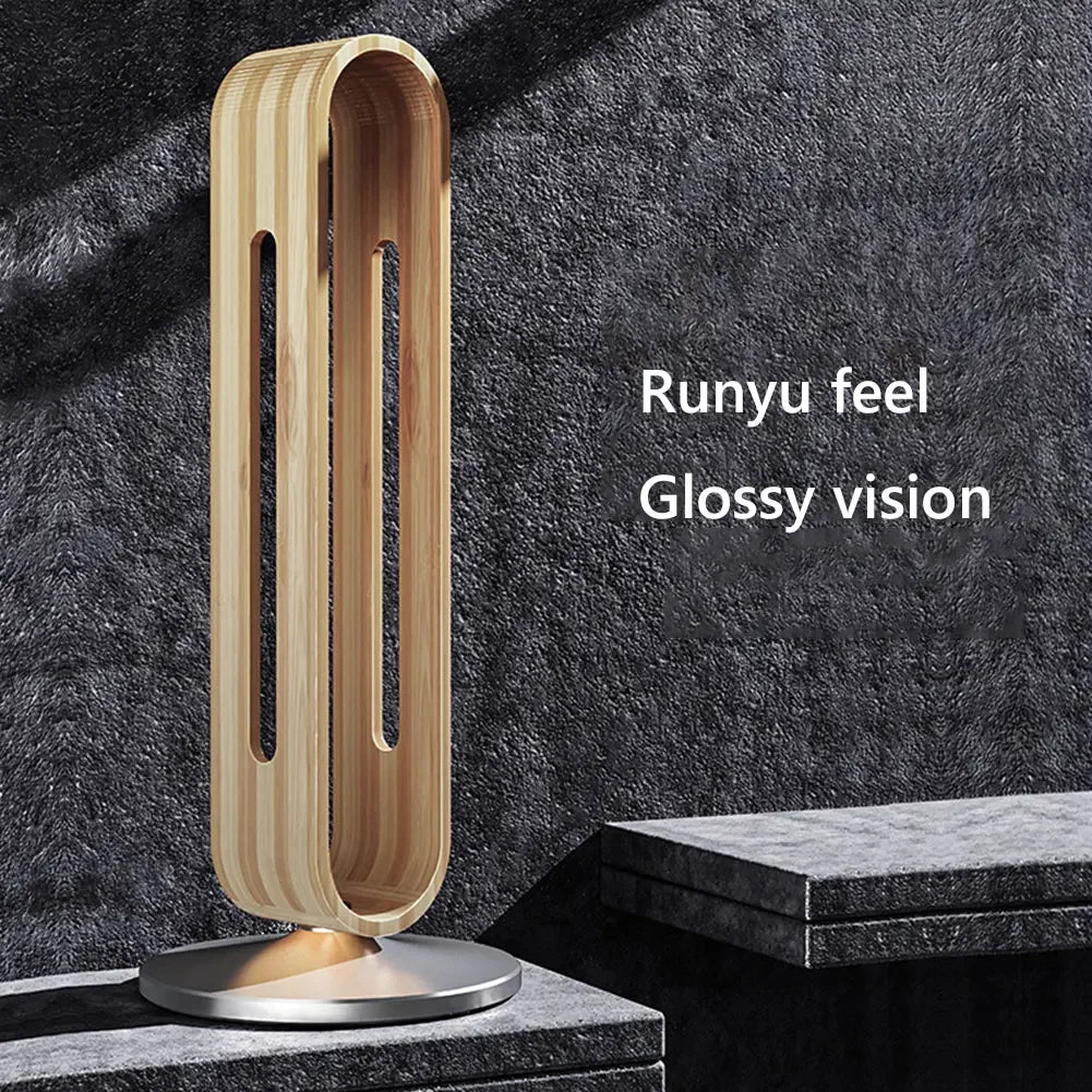 Support pour Casque en Bambou et Aluminium – Présentoir Écouteurs Durable et Élégant