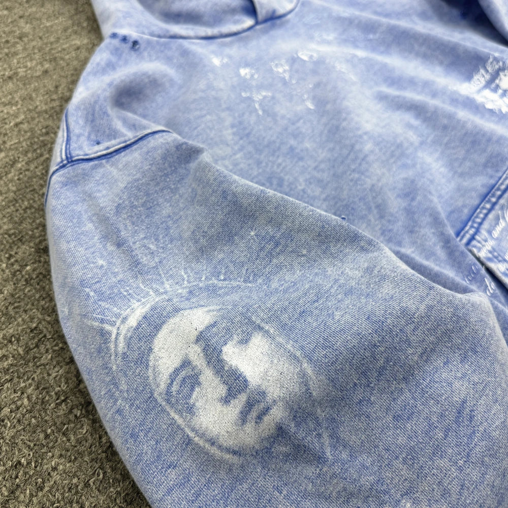 Sweat-Shirt à Capuche Oversize en Coton Délavé pour Homme – Look Rétro Y2K, Confort Doux et Style Streetwear 7