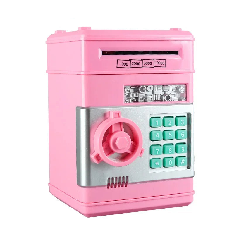Tirelire Électronique Mini Coffre avec Verrouillage par Mot de Passe – Boîte d'Économie pour Enfants