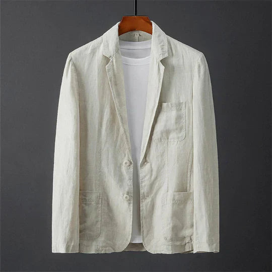 Veste Blazer Légère Homme en Tissu Respirant – Coupe Décontractée pour Occasions Décontractées et Formelles