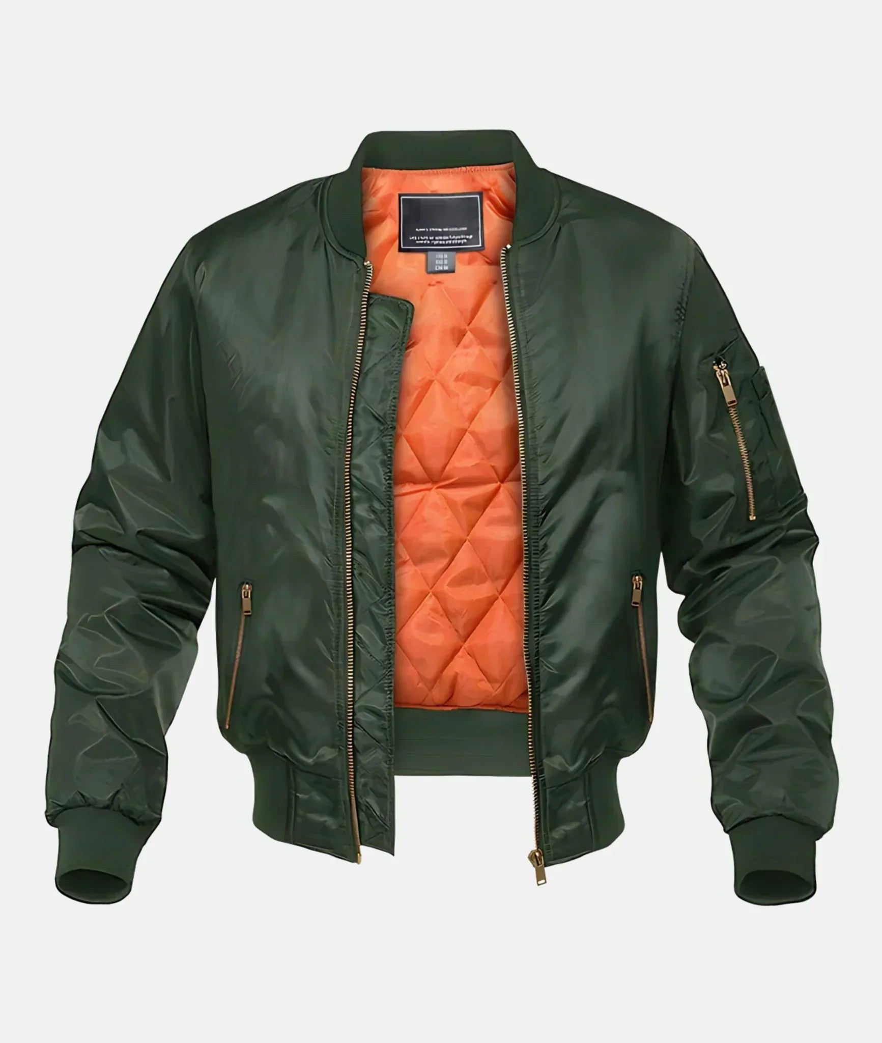 Veste Bomber Imperméable pour Hommes en Nylon avec Doublure Thermique – Style Pilote