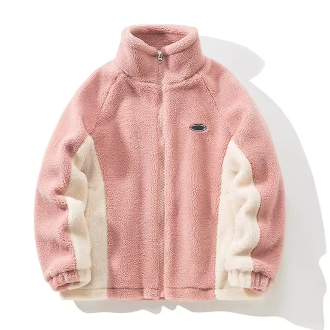 Veste Bomber en Polaire Sherpa pour Hommes – Chaude et Décontractée pour l'Hiver