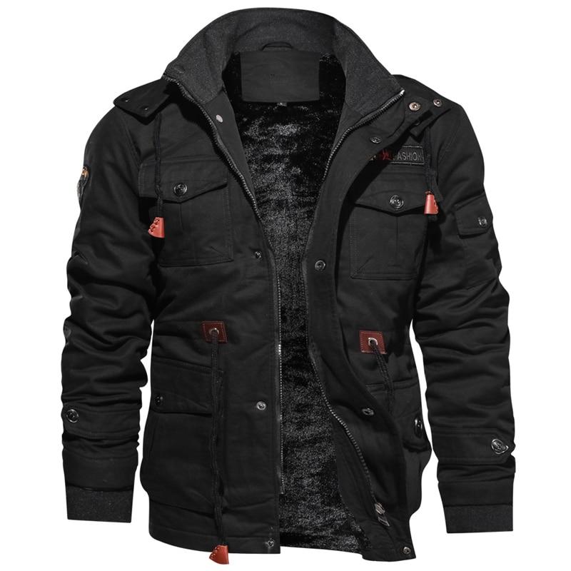 Veste Coupe-Vent en Coton pour Homme avec Doublure en Polaire – Idéale pour l'Hiver