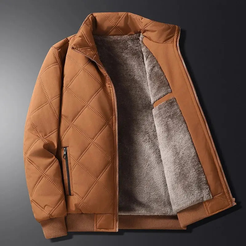 Veste Coupe-Vent pour Hommes avec Doublure en Polaire – Idéale pour Randonnée et Activités Extérieures