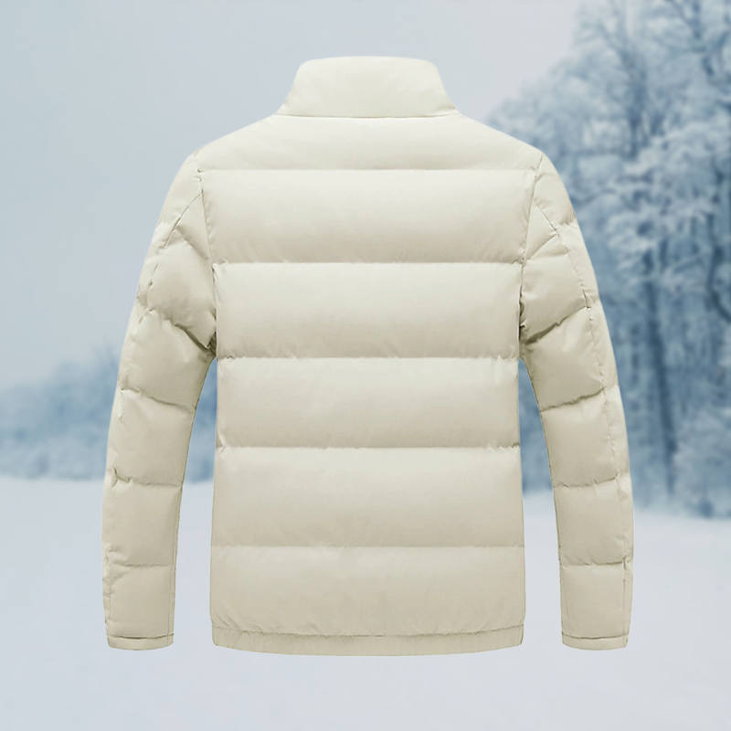 Veste Doudoune Homme avec Doublure Sherpa et Poches Zippées - Idéale pour Temps Froid