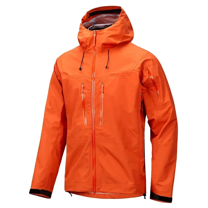 Veste Imperméable Softshell pour Homme avec Capuche Amovible – Idéale pour le Camping