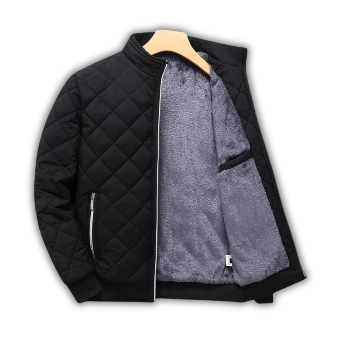 Veste Isolante Matelassée pour Homme avec Doublure en Polaire – Bomber Hiver