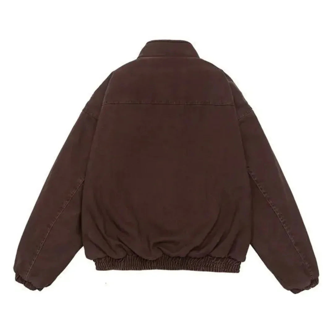 Veste Matelassée Isolante en Coton – Coupe Carrée pour Temps Froid