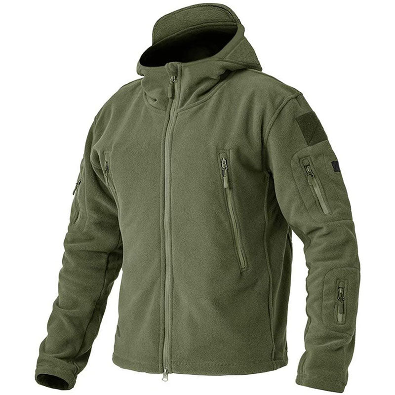 Veste Polaire Isolante à Capuche pour Homme – Randonnée et Activités Extérieures