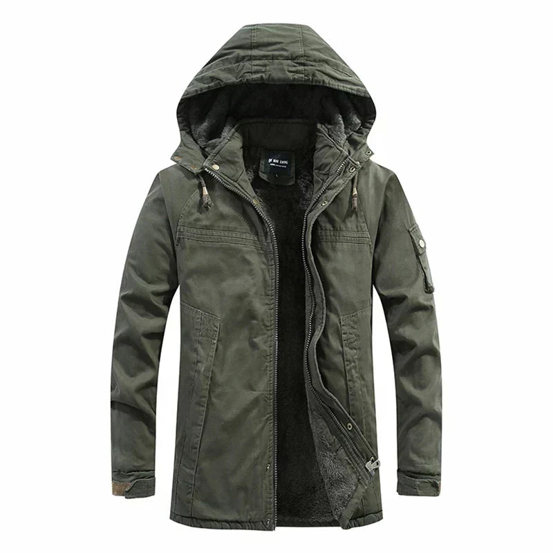 Veste Polaire Isolante pour Homme avec Capuche et Doublure Douce - Idéale pour le Froid