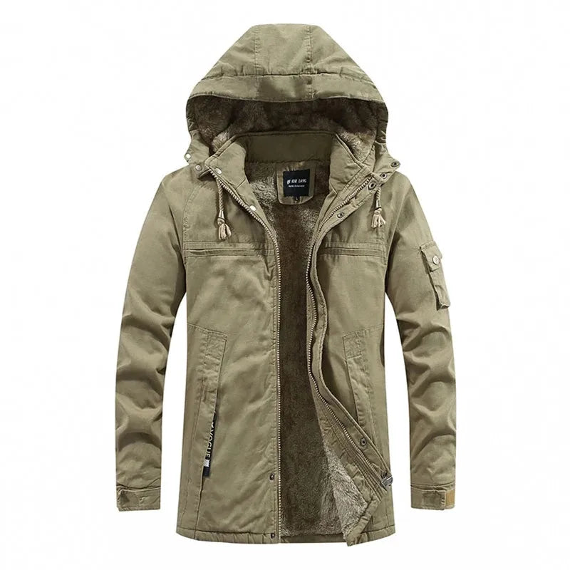 Veste Polaire Isolante pour Homme avec Capuche et Doublure Douce - Idéale pour le Froid