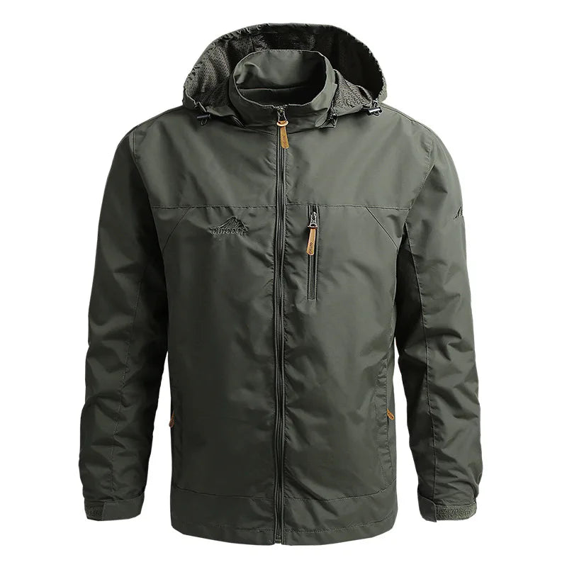 Veste Tactique Impermeable pour Hommes avec Capuche - Légère et Fonctionnelle