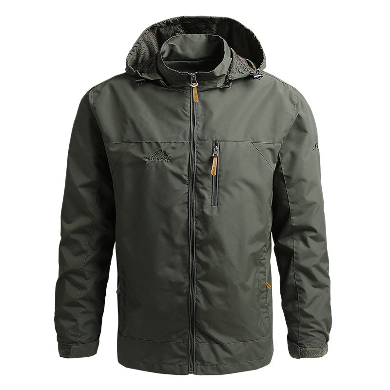 Veste Tactique Impermeable pour Hommes avec Capuche - Légère et Fonctionnelle