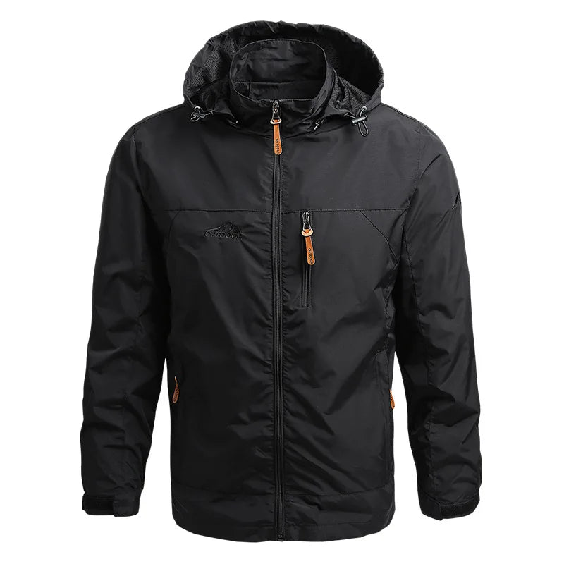 Veste Tactique Impermeable pour Hommes avec Capuche - Légère et Fonctionnelle