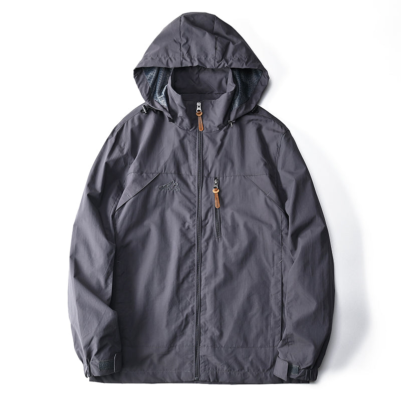 Veste Tactique Impermeable pour Hommes avec Capuche - Légère et Fonctionnelle