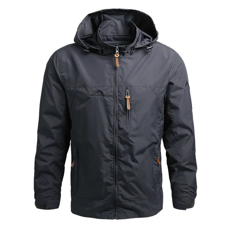 Veste Tactique Impermeable pour Hommes avec Capuche - Légère et Fonctionnelle
