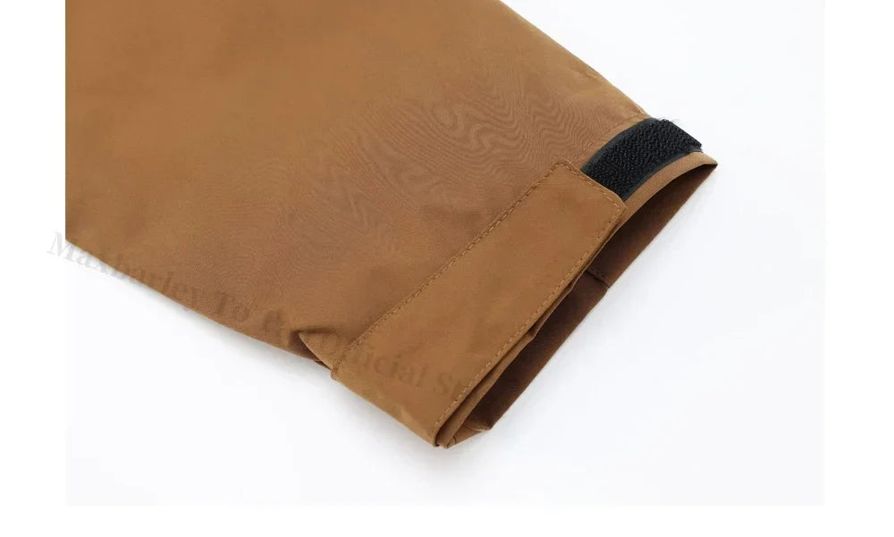 Veste de Randonnée Imperméable pour Homme avec Capuche – Polyester Oversize