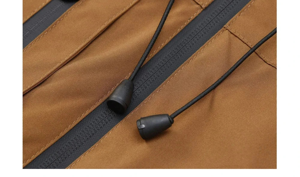 Veste de Randonnée Imperméable pour Homme avec Capuche – Polyester Oversize