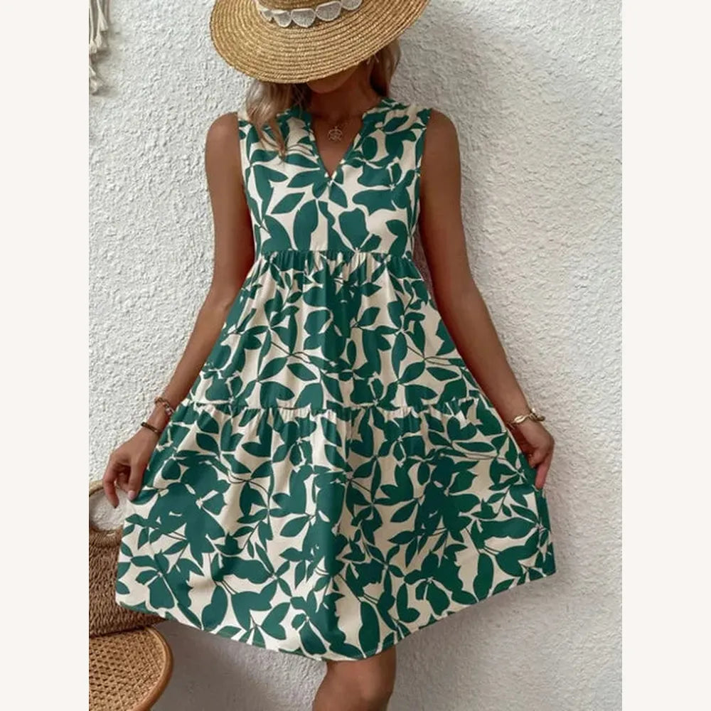 Robe Longue Femme à Col en V Imprimé Floral – Élégante et Confortable pour Soirée et Occasions Décontractées