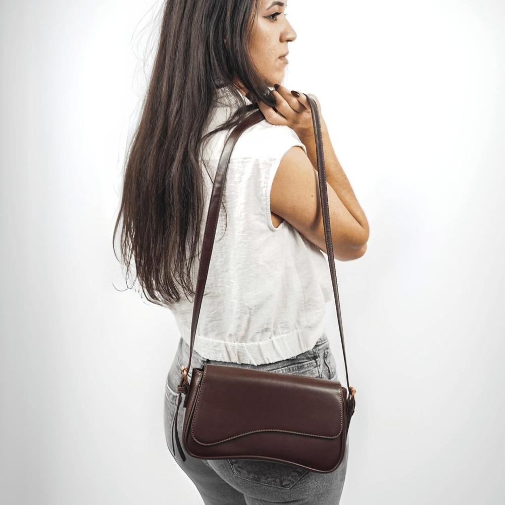 Sac à Main Femme Élégant avec Sangle Réglable en Cuir Synthétique – Sac Bandoulière Pratique pour Usage Quotidien