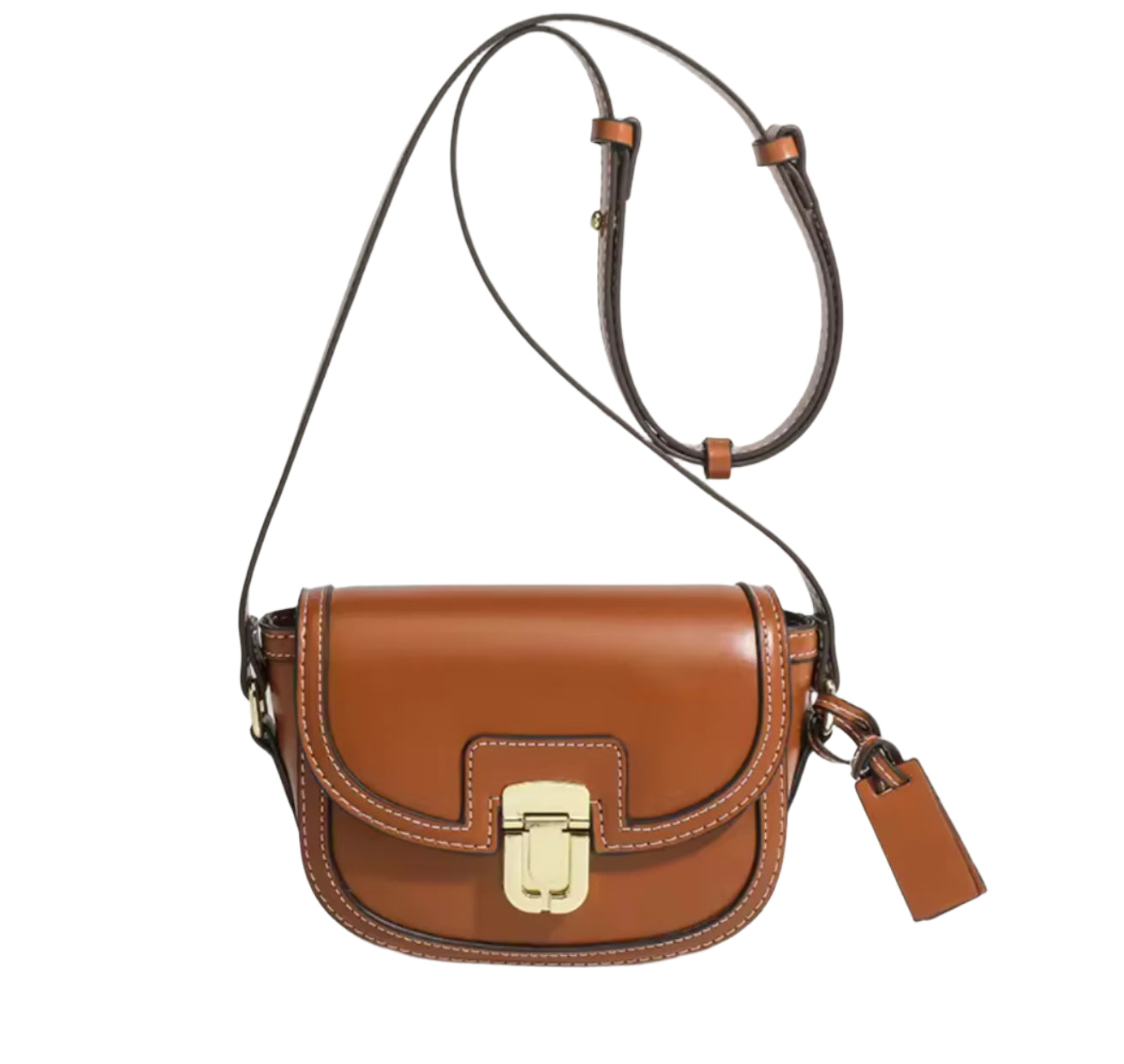 Sac Bandoulière Femme Isaline – Compact et Élégant, Cuir Synthétique, 18 cm x 14 cm, Idéal pour Sorties Décontractées