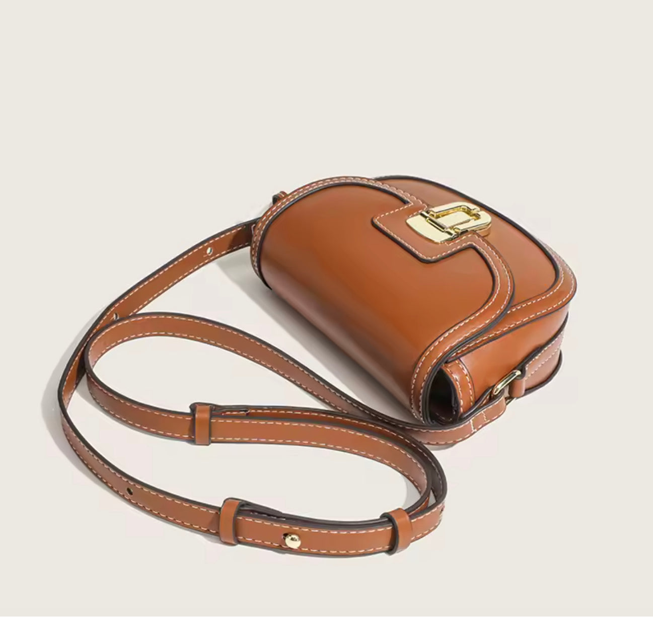 Sac Bandoulière Femme Isaline – Compact et Élégant, Cuir Synthétique, 18 cm x 14 cm, Idéal pour Sorties Décontractées