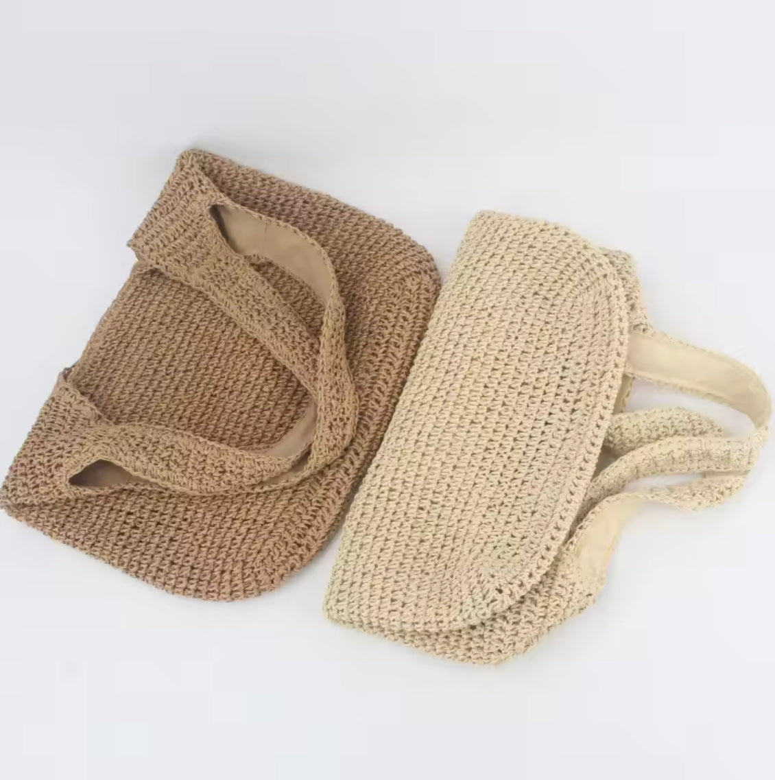 Sac Fourre Tout Femme en Paille Naturelle – Grand Sac Spacieux 42 cm x 32 cm Idéal pour Plage et Sorties Estivales