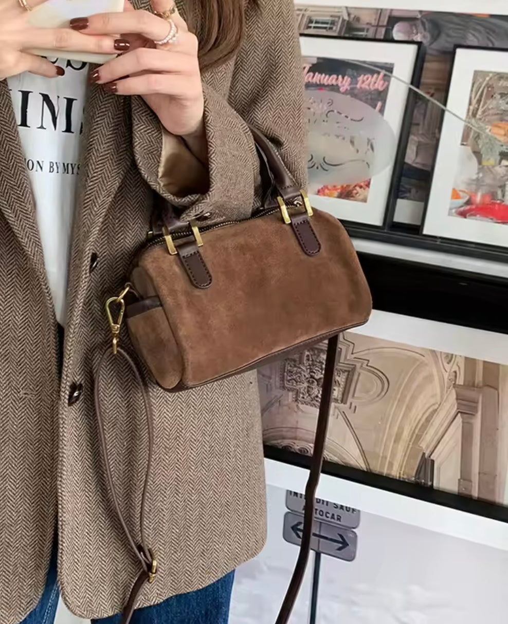 Mini Sac à Bandoulière en Cuir pour Femme – Sac Élégant et Pratique, Design Compact et Léger