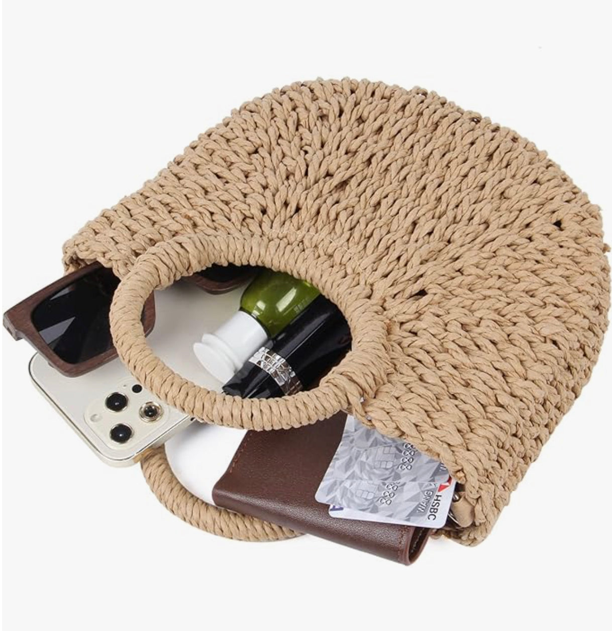 Panier en Osier Tressé pour Rangement – Éléments Naturels, Pratique et Élégant, Disponible en Plusieurs Tailles