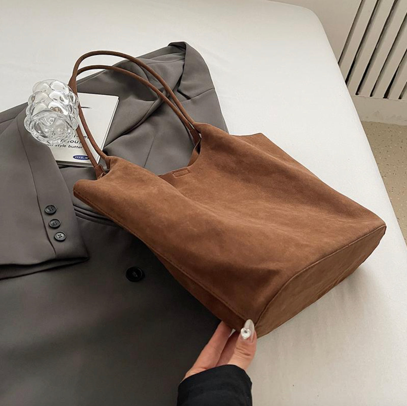 Sac à Main Femme en Cuir Juliette – Élégant Fourre-tout 42 cm, Pratique et Polyvalent pour Quotidien