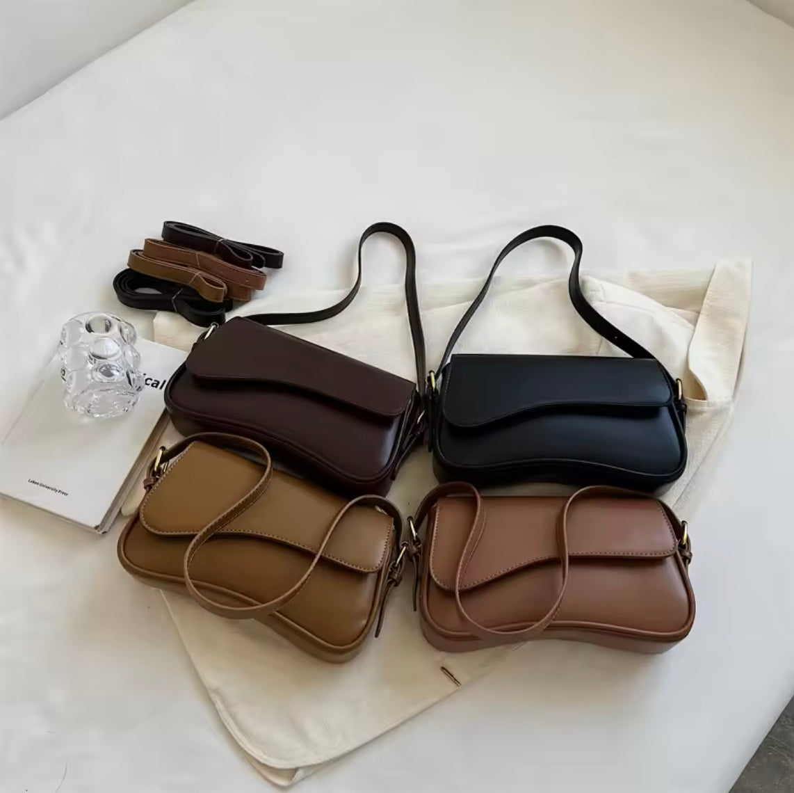 Sac à Main Femme Élégant avec Sangle Réglable en Cuir Synthétique – Sac Bandoulière Pratique pour Usage Quotidien